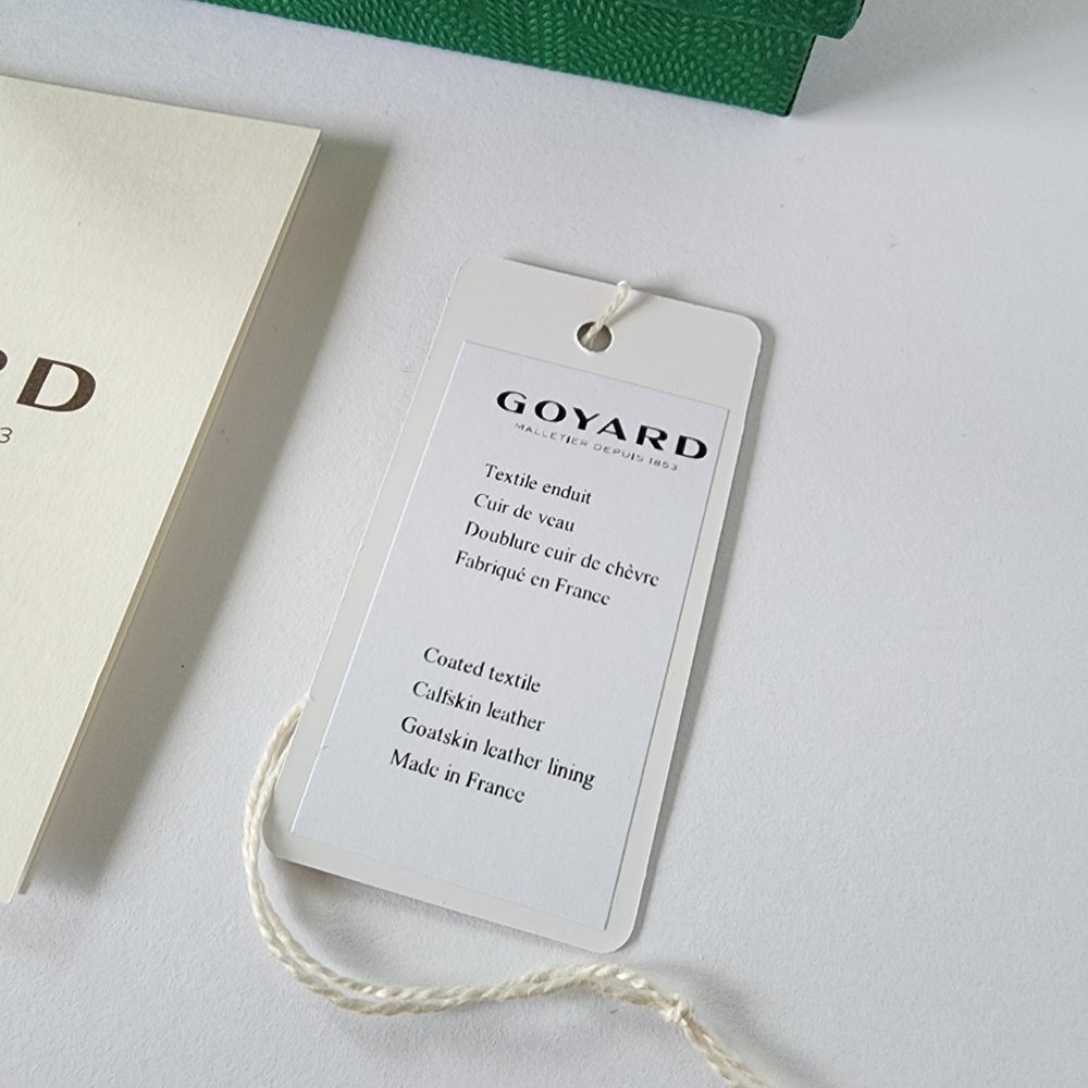 Custom Hand Painted Goyard Saint Sulpice Card Holder Wallet - Picture 13 of 13